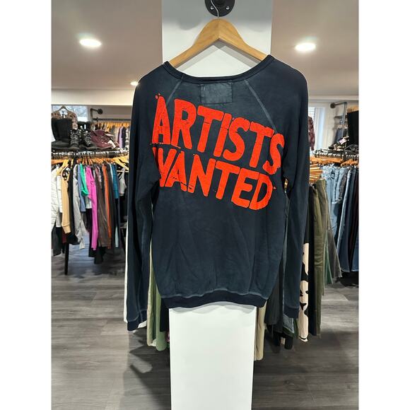 Freecity Artists Wanted Crewneck Pullover Sweatshirt Size XS - Picture 2 of 6